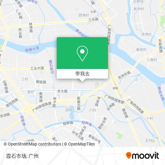霞石市场地图