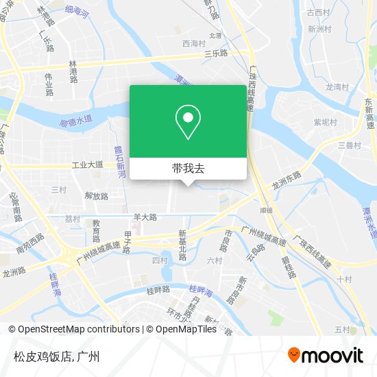 松皮鸡饭店地图