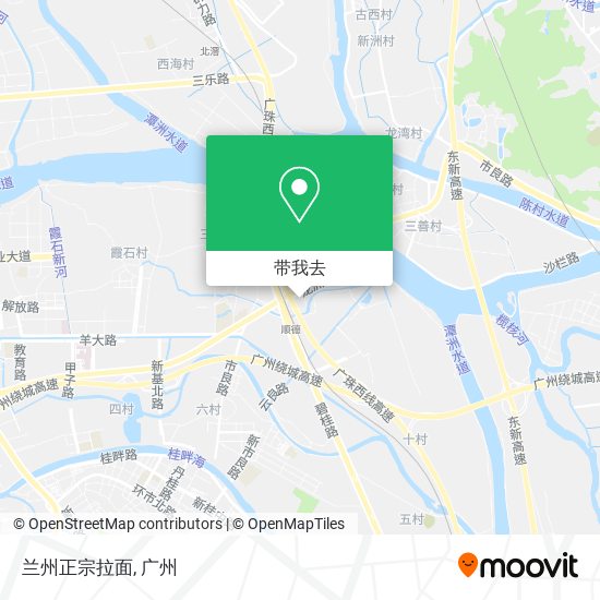 兰州正宗拉面地图