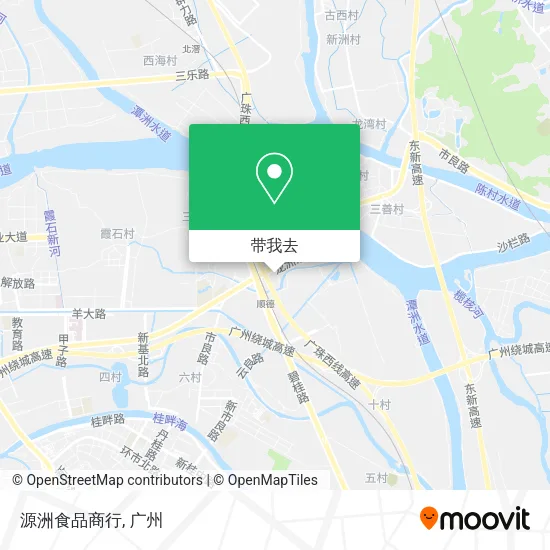 源洲食品商行地图