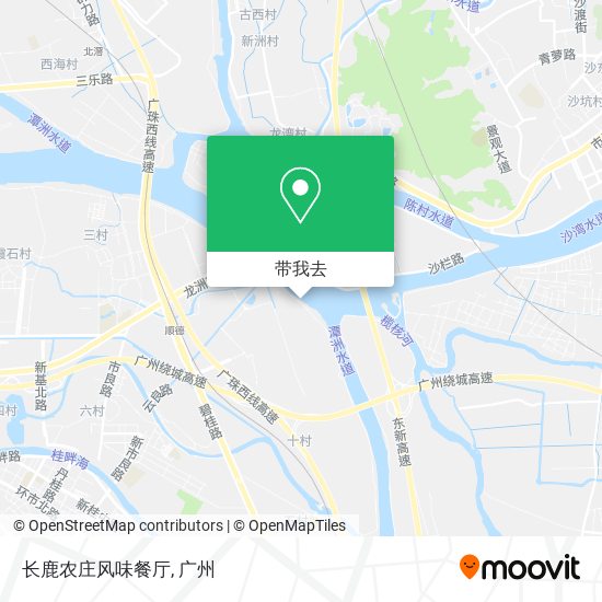 长鹿农庄风味餐厅地图