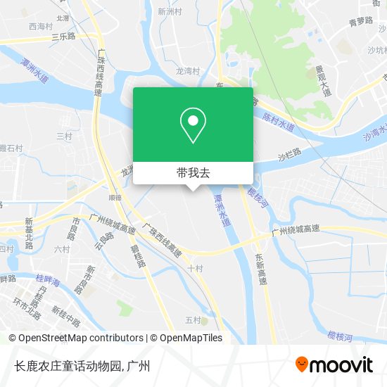 长鹿农庄童话动物园地图