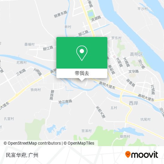民富华府地图
