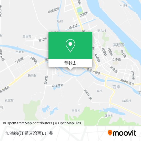加油站(江景蓝湾西)地图