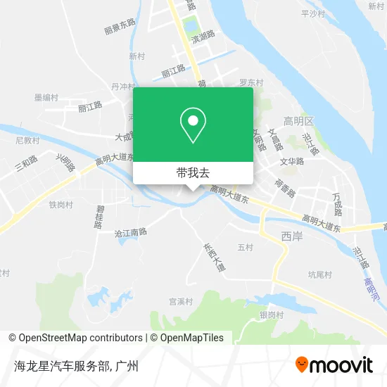 海龙星汽车服务部地图