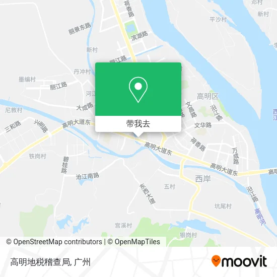 高明地税稽查局地图