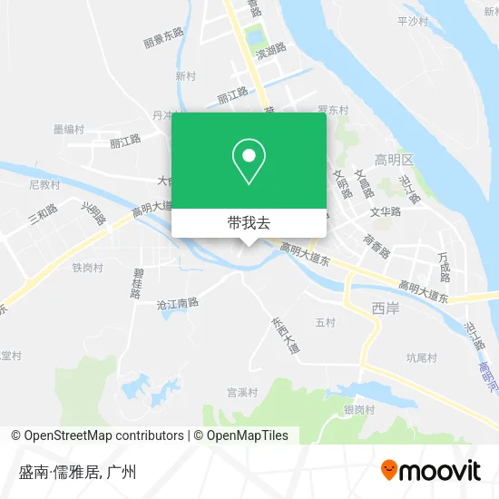 盛南·儒雅居地图