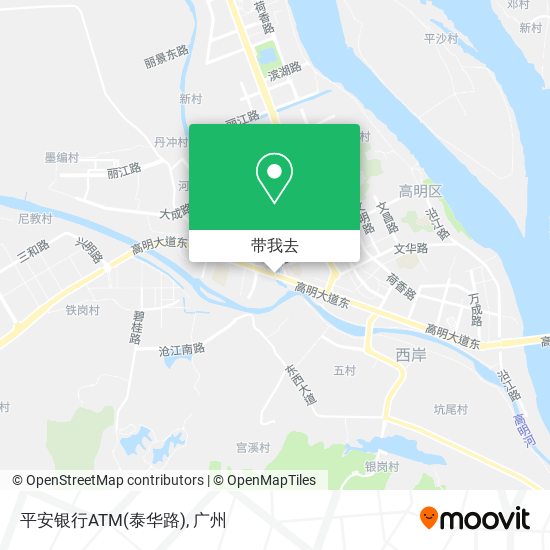 平安银行ATM(泰华路)地图