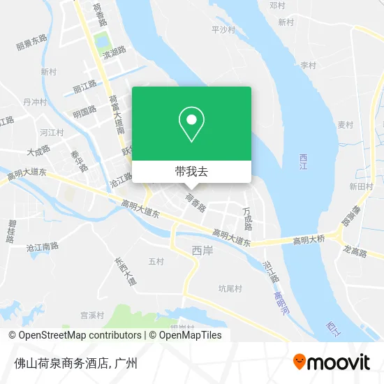 佛山荷泉商务酒店地图