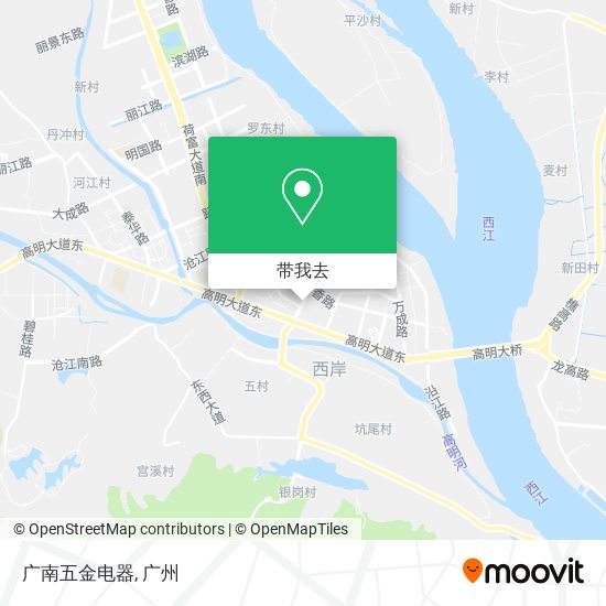 广南五金电器地图