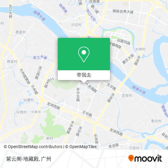 紫云阁-地藏殿地图