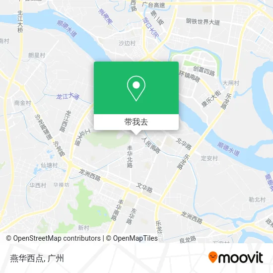 燕华西点地图