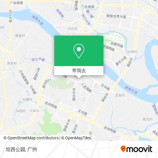 坦西公园地图