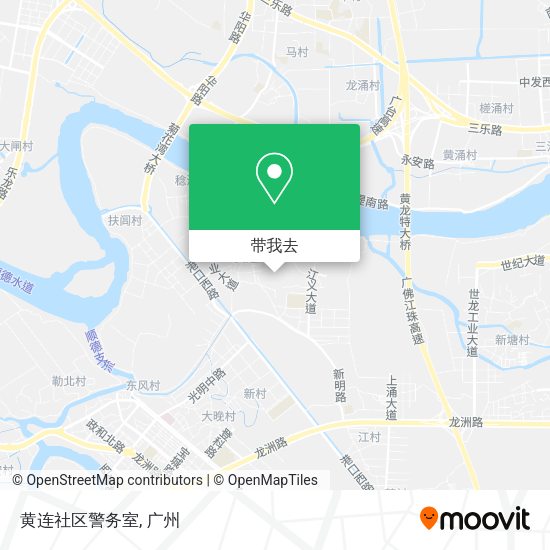 黄连社区警务室地图