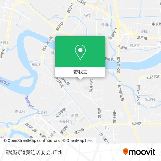 勒流街道黄连居委会地图