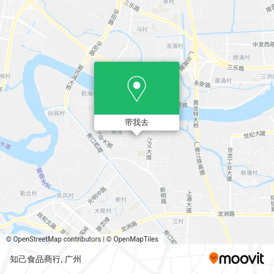 知己食品商行地图