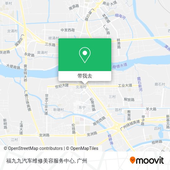 福九九汽车维修美容服务中心地图