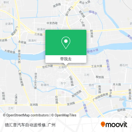 德汇普汽车自动波维修地图