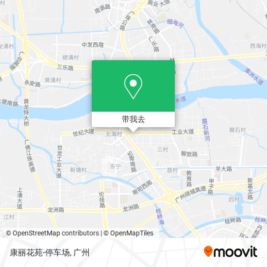 康丽花苑-停车场地图