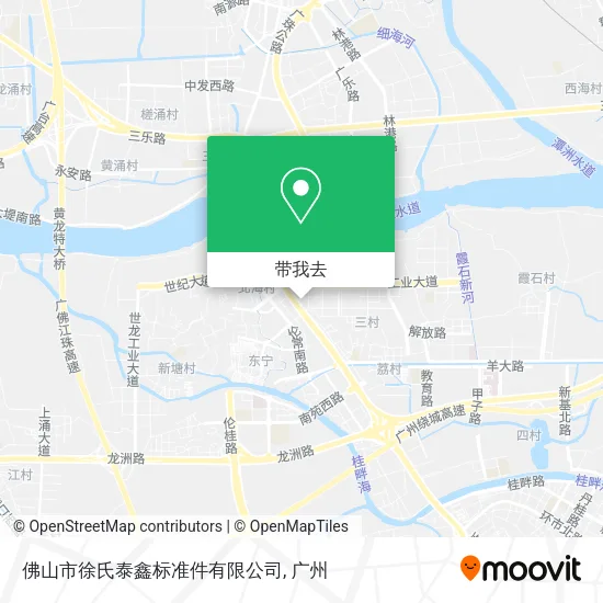 佛山市徐氏泰鑫标准件有限公司地图