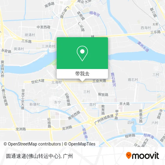 圆通速递(佛山转运中心)地图