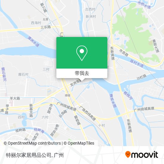 特丽尔家居用品公司地图