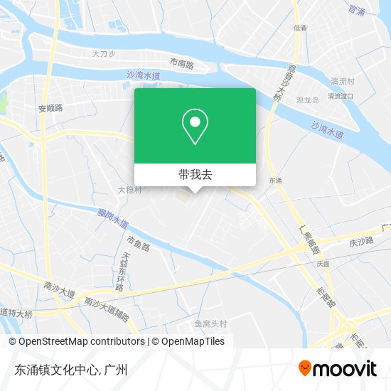 东涌镇文化中心地图