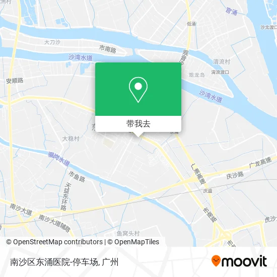 南沙区东涌医院-停车场地图