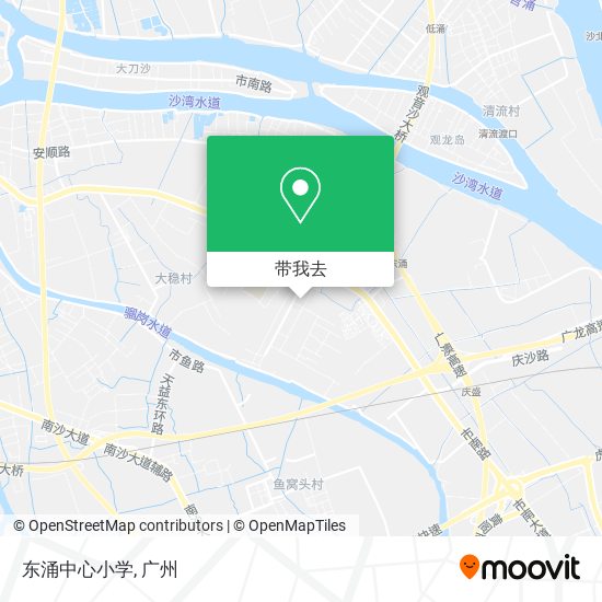 东涌中心小学地图