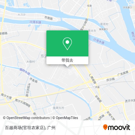 百越商场(官坦农家店)地图