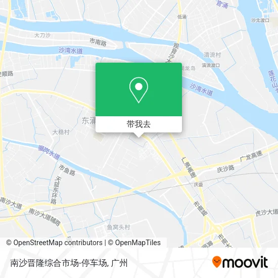 南沙晋隆综合市场-停车场地图
