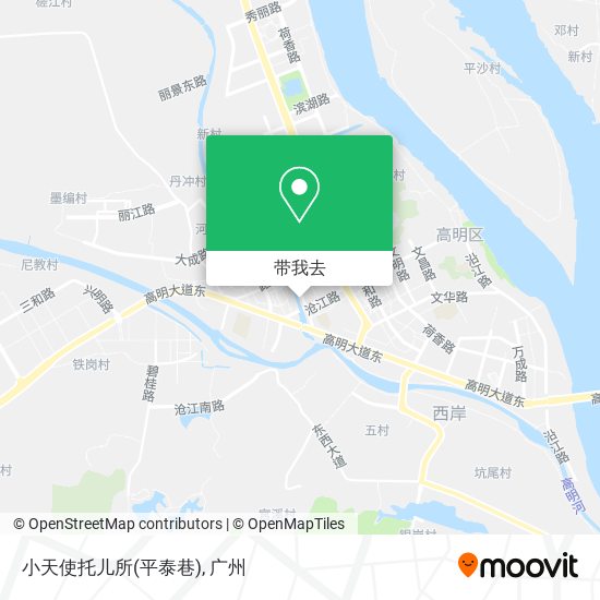 小天使托儿所(平泰巷)地图