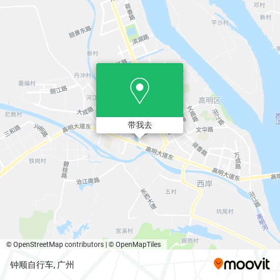 钟顺自行车地图