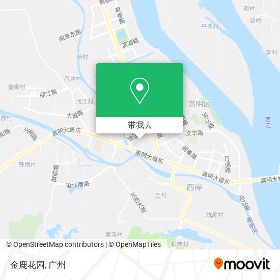 金鹿花园地图