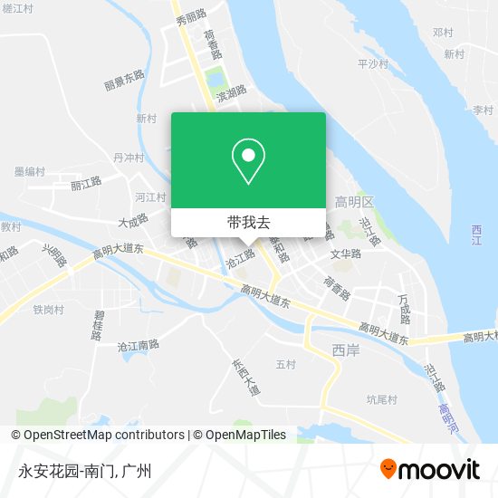 永安花园-南门地图