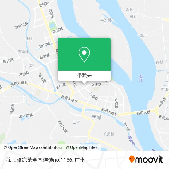 徐其修凉茶全国连锁no.1156地图