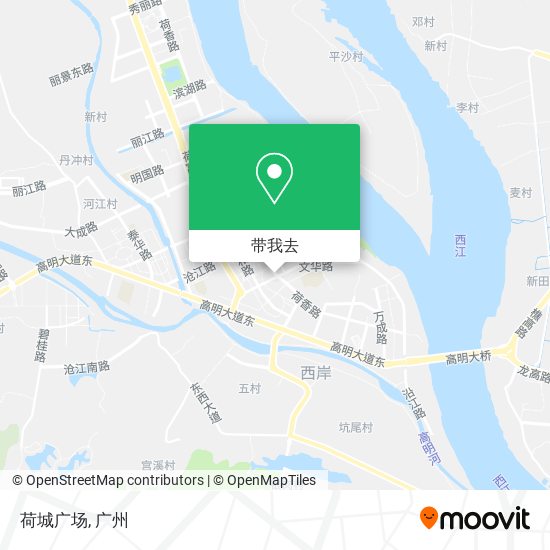 荷城广场地图