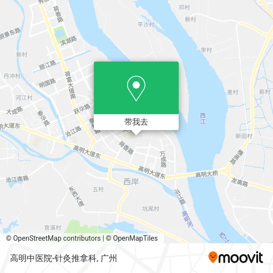高明中医院-针灸推拿科地图
