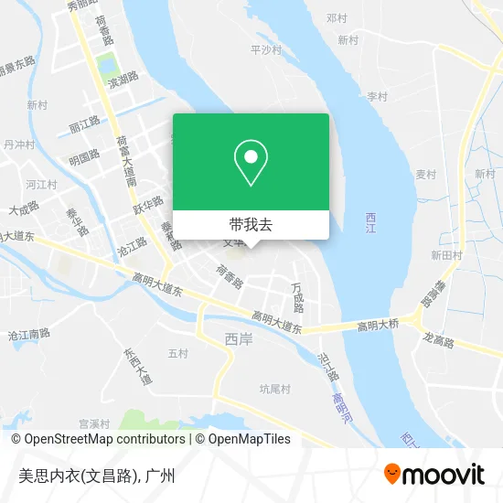 美思内衣(文昌路)地图