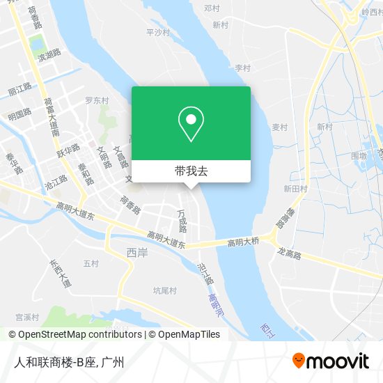 人和联商楼-B座地图