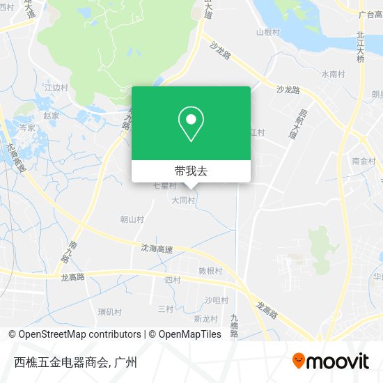 西樵五金电器商会地图