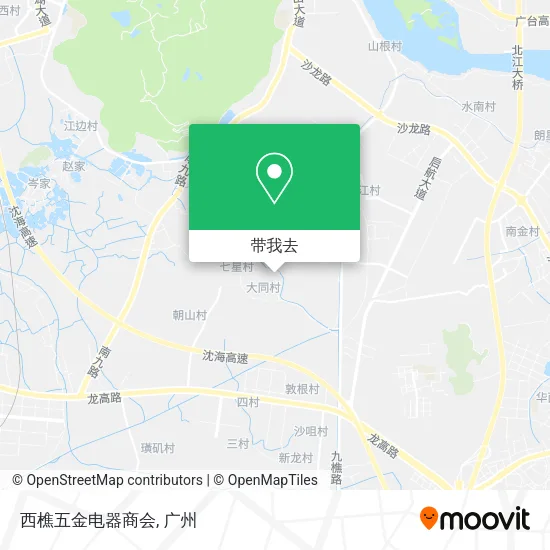 西樵五金电器商会地图