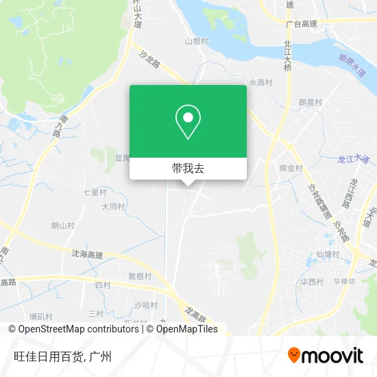 旺佳日用百货地图