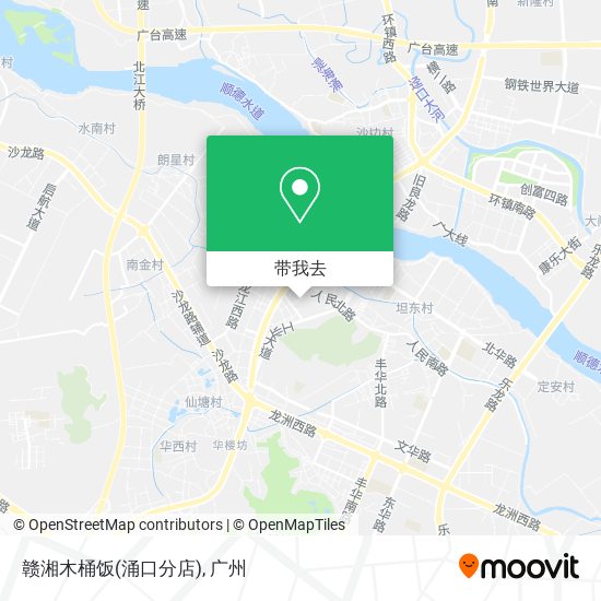 赣湘木桶饭(涌口分店)地图