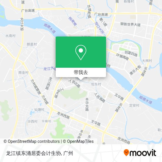 龙江镇东涌居委会计生协地图