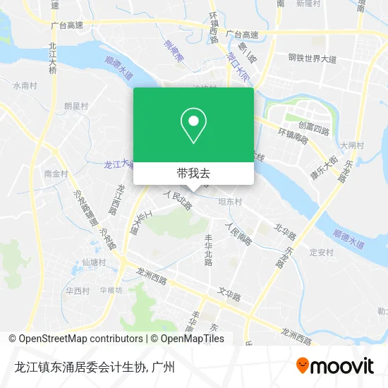 龙江镇东涌居委会计生协地图