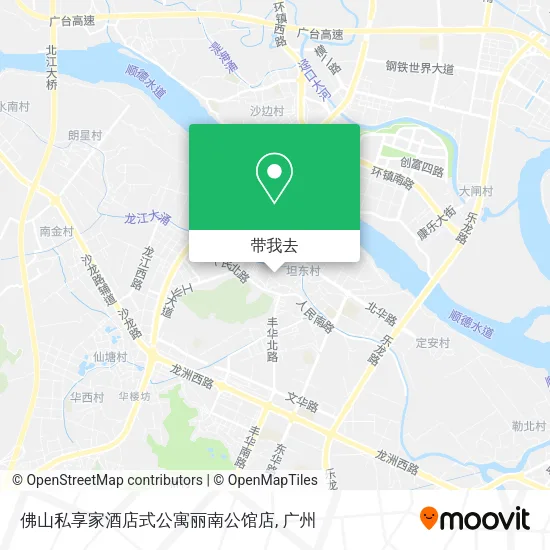 佛山私享家酒店式公寓丽南公馆店地图