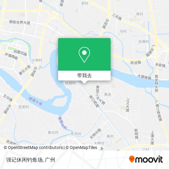 强记休闲钓鱼场地图