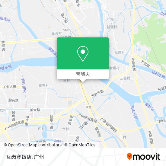 瓦岗寨饭店地图