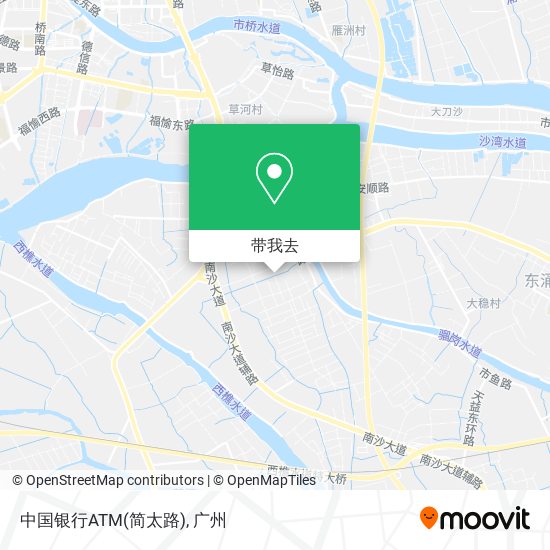 中国银行ATM(简太路)地图